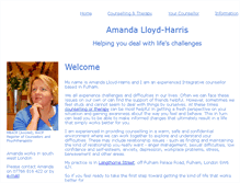 Tablet Screenshot of amandacounsellingswlondon.com